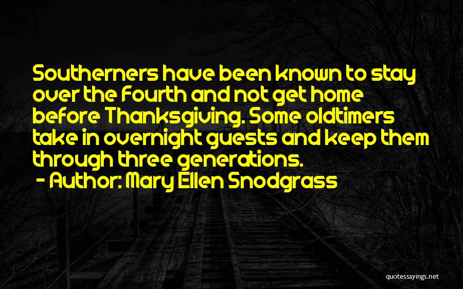 Mary Ellen Snodgrass Quotes 1365808