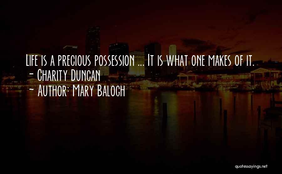 Mary From Precious Quotes By Mary Balogh