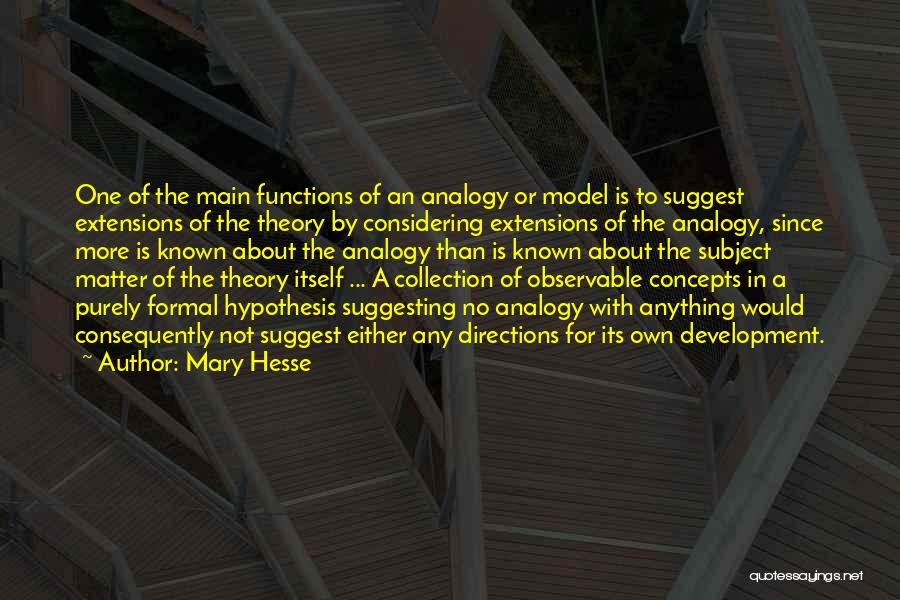 Mary Hesse Quotes 776113