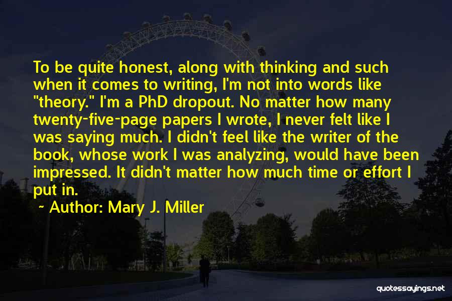 Mary J. Miller Quotes 1276791