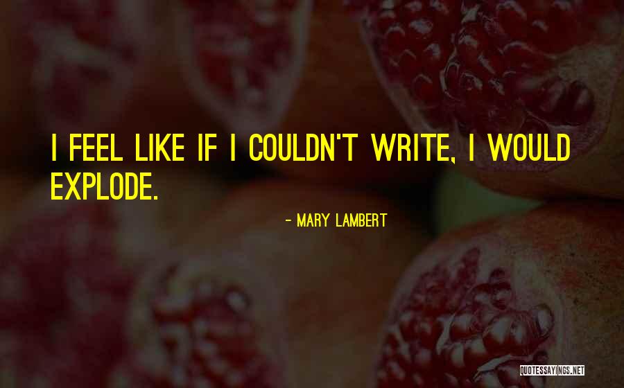 Mary Lambert Quotes 585123