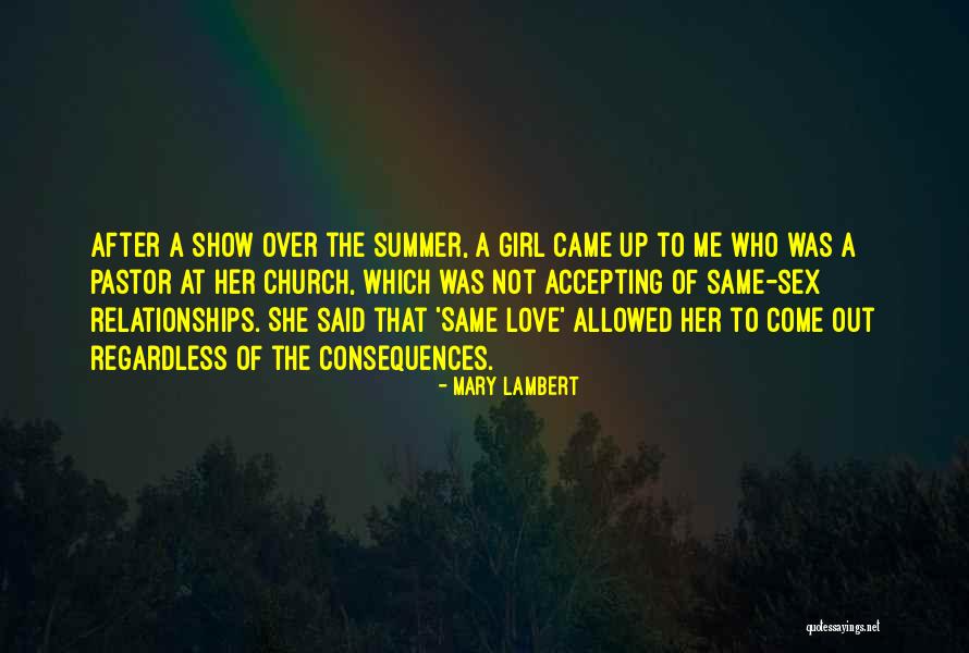 Mary Lambert Quotes 930447