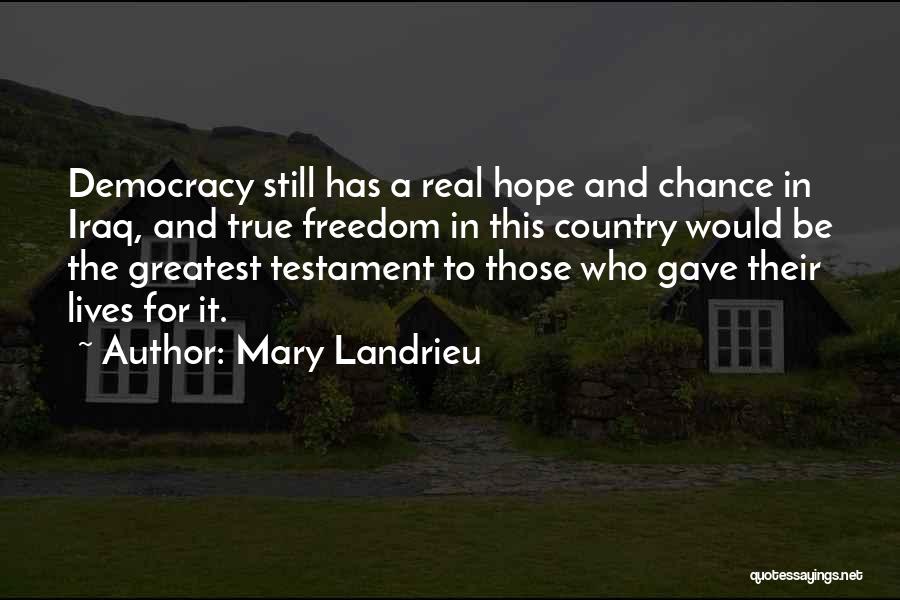 Mary Landrieu Quotes 1222615