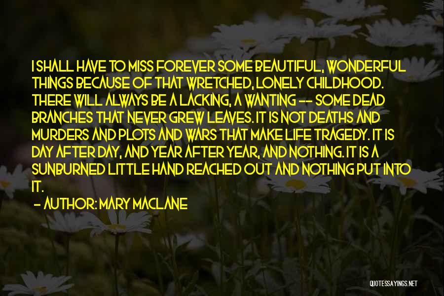 Mary MacLane Quotes 307548