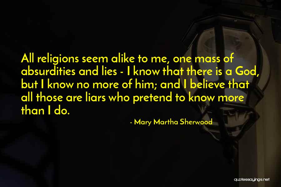 Mary Martha Sherwood Quotes 1703112