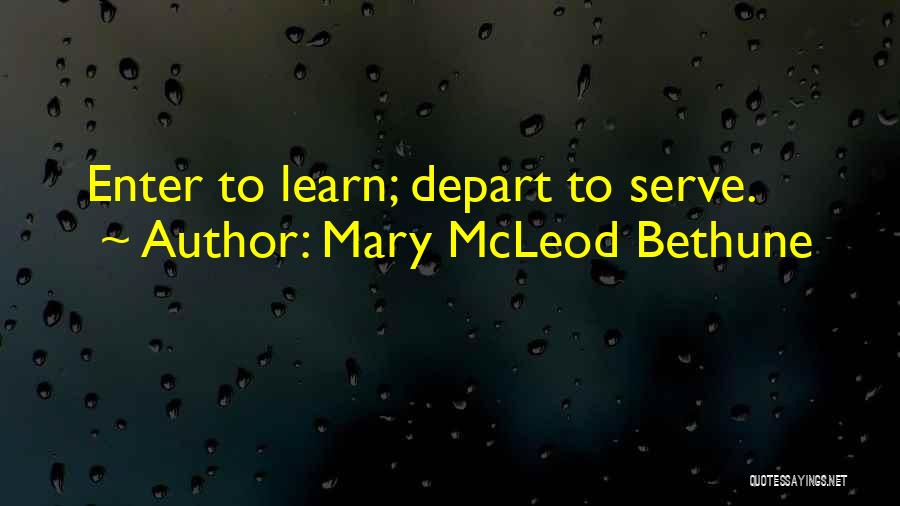 Mary McLeod Bethune Quotes 491249