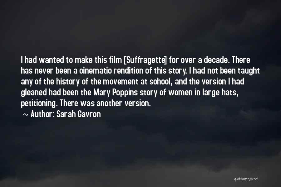 Mary Poppins Quotes By Sarah Gavron