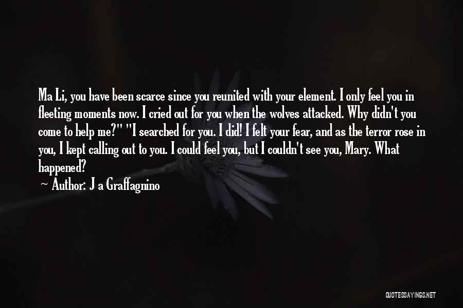 Mary Rose O'reilly Quotes By J A Graffagnino