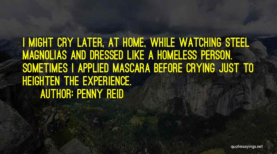 Mascara Crying Quotes By Penny Reid