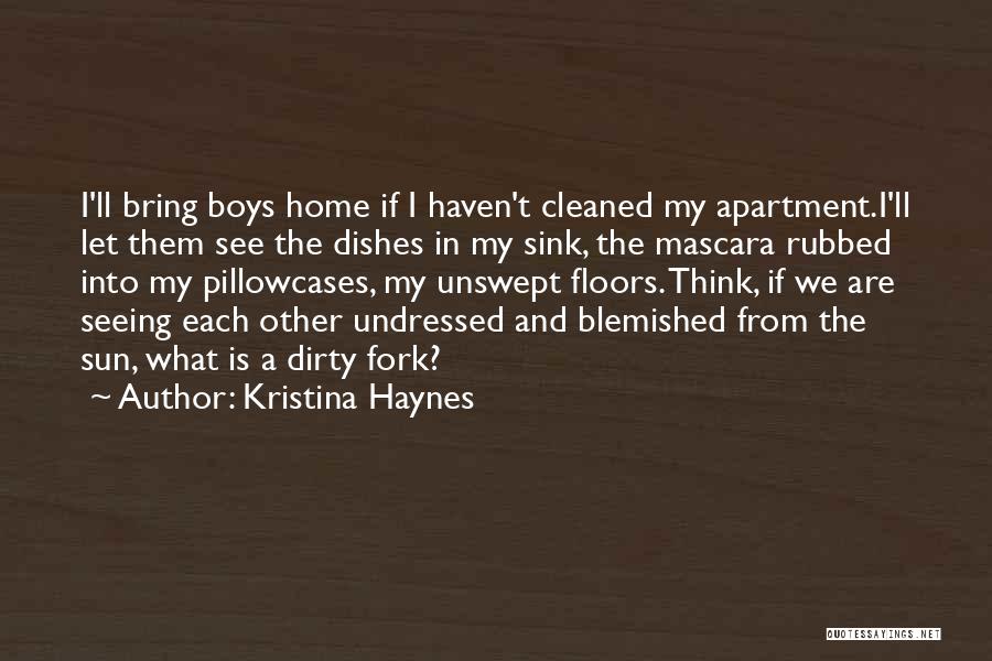 Mascara Quotes By Kristina Haynes