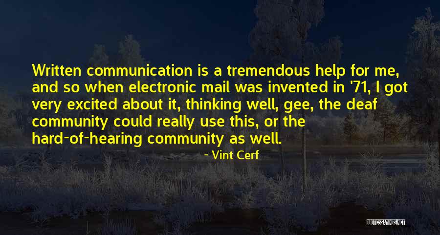 Maschile Singolare Quotes By Vint Cerf Maschile Singolare Quotes By Vint Cerf