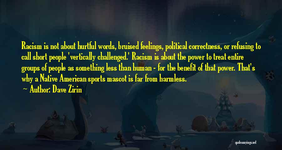 Mascot Quotes By Dave Zirin