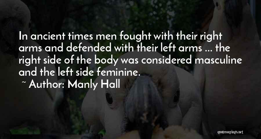 Masculine And Feminine Quotes By Manly Hall