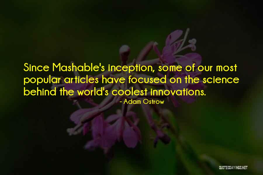 Mashable Quotes By Adam Ostrow Mashable Quotes By Adam Ostrow