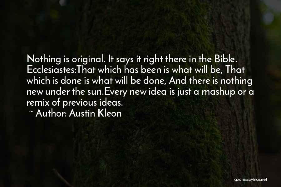 Mashup Quotes By Austin Kleon