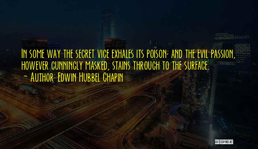 Masked Quotes By Edwin Hubbel Chapin