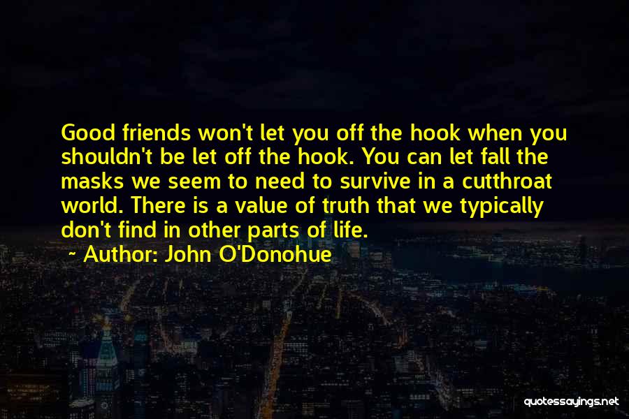 Masks Fall Quotes By John O'Donohue