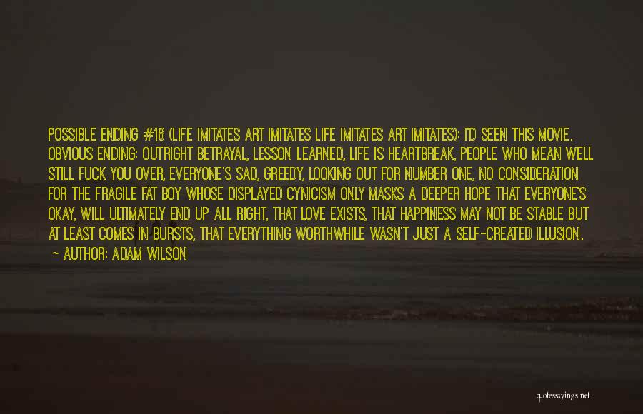 Masks Quotes By Adam Wilson