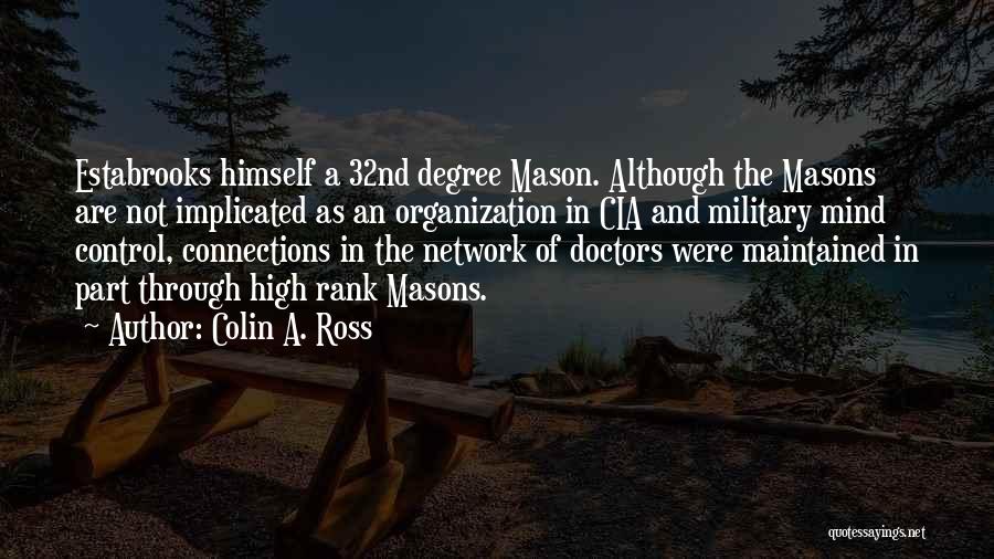 Masonic Quotes By Colin A. Ross