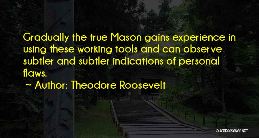 Masonic Quotes By Theodore Roosevelt