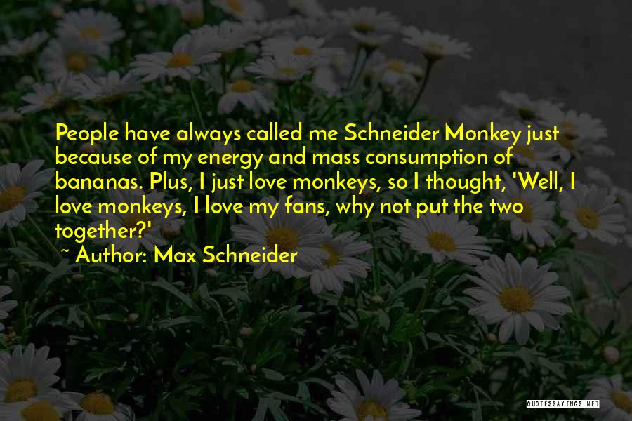 Mass Consumption Quotes By Max Schneider