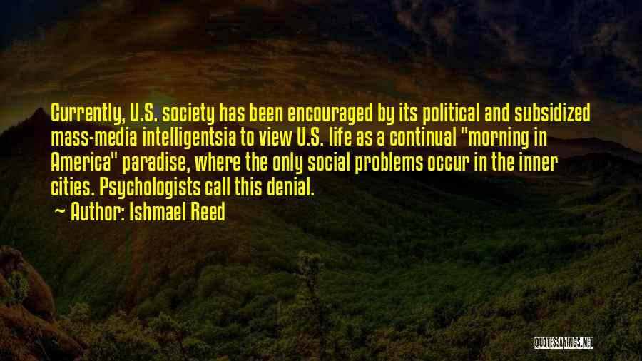 Mass Media And Society Quotes By Ishmael Reed