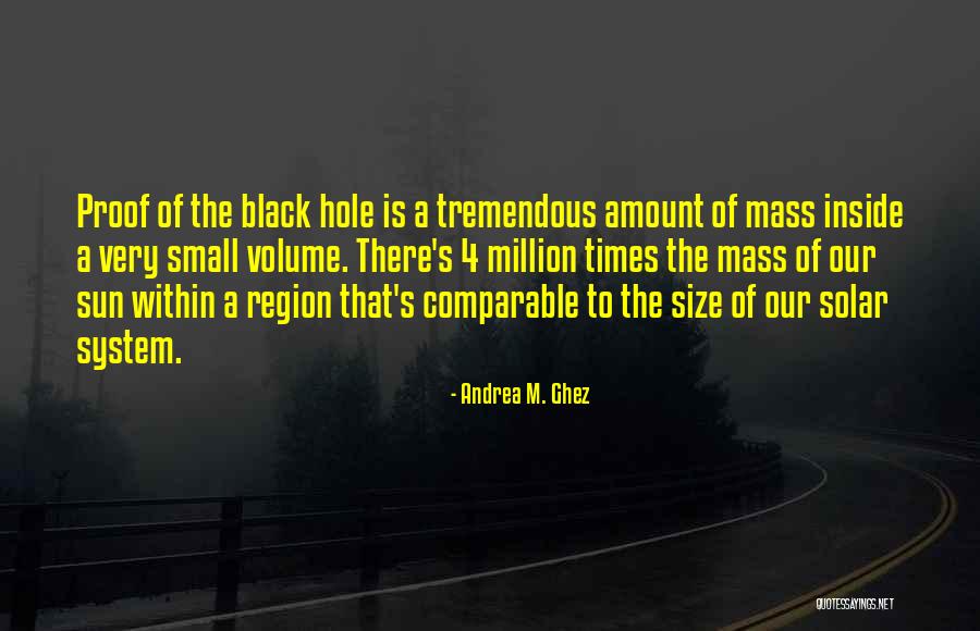 Mass Million Quotes By Andrea M. Ghez Mass Million Quotes By Andrea M. Ghez