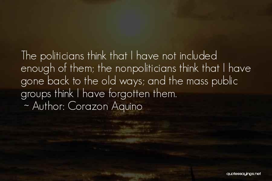 Mass Quotes By Corazon Aquino