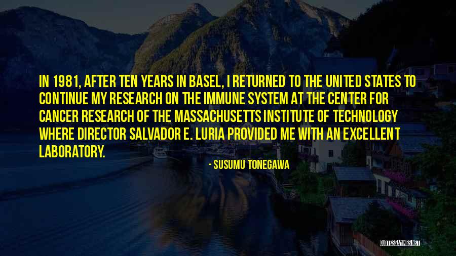 Massachusetts The Quotes By Susumu Tonegawa Massachusetts The Quotes By Susumu Tonegawa