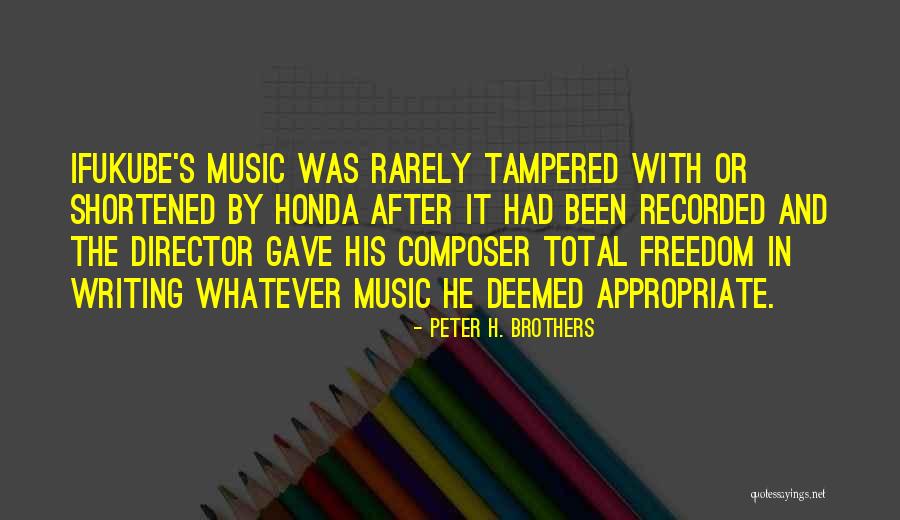 Massenburg 8200 Quotes By Peter H. Brothers Massenburg 8200 Quotes By Peter H. Brothers