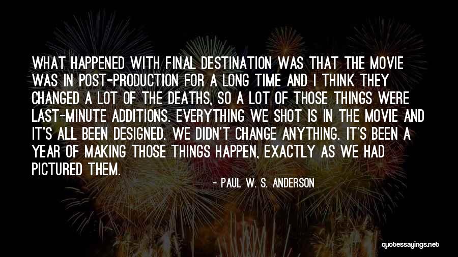 Masseurfinder Quotes By Paul W. S. Anderson Masseurfinder Quotes By Paul W. S. Anderson