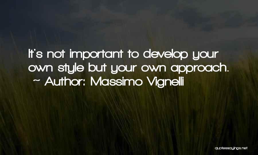 Massimo Vignelli Quotes 1100866