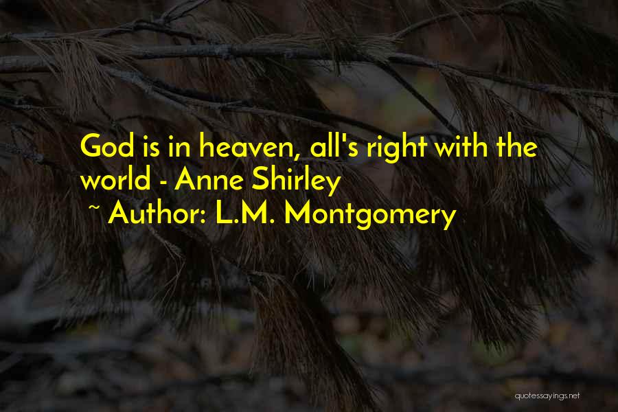 Massoff Quotes By L.M. Montgomery