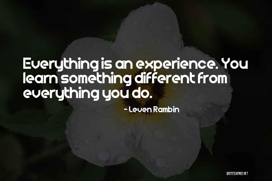 Mast Wale Quotes By Leven Rambin
