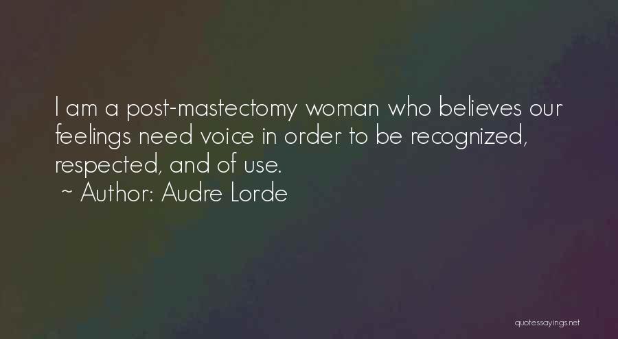 Mastectomy Quotes By Audre Lorde