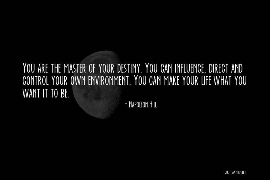 Master Of Destiny Quotes By Napoleon Hill Master Of Destiny Quotes By Napoleon Hill
