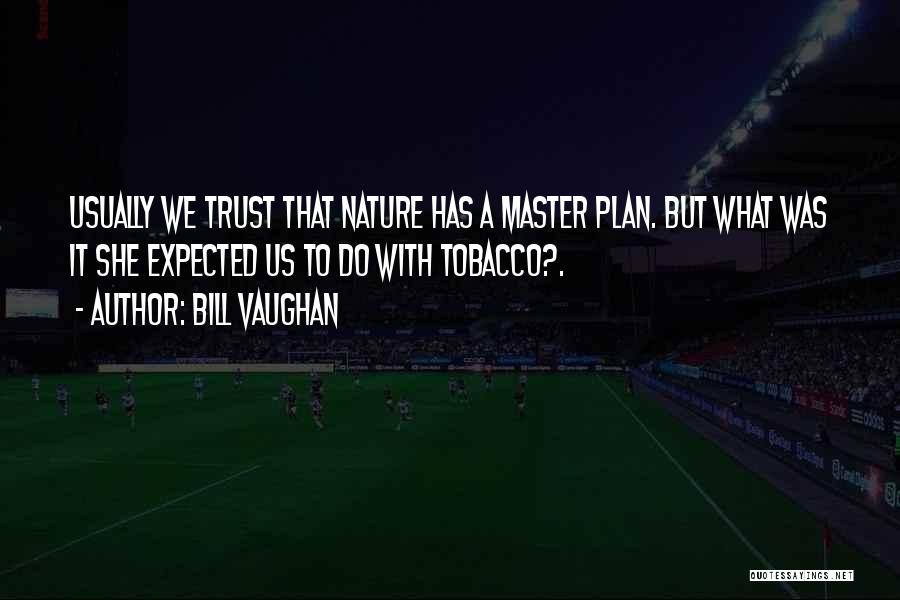 Master Plan Quotes By Bill Vaughan