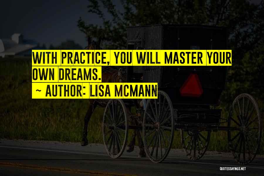 Master Quotes By Lisa McMann
