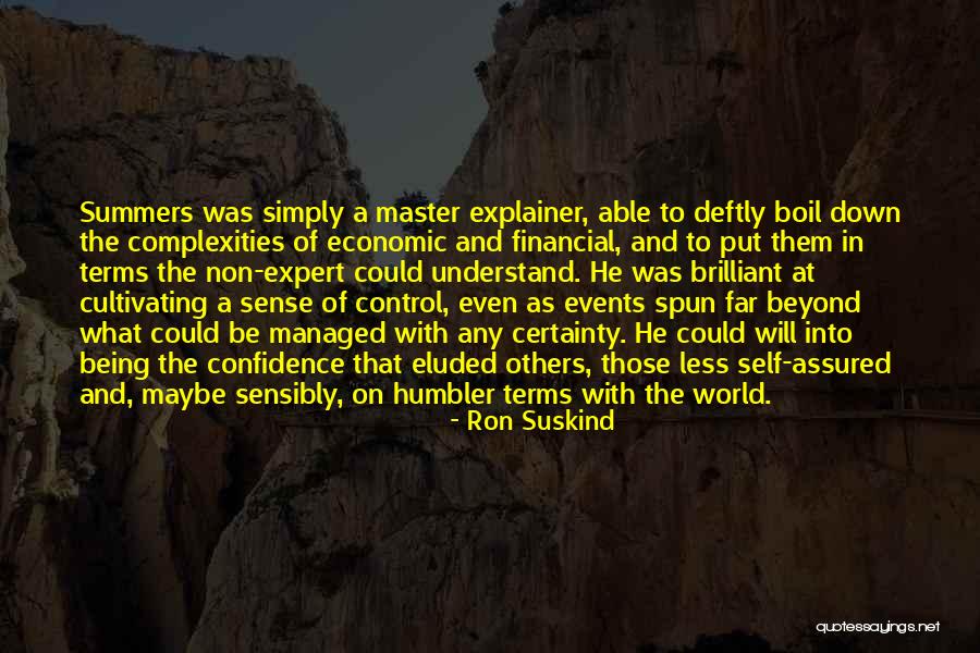 Master Self Quotes By Ron Suskind Master Self Quotes By Ron Suskind