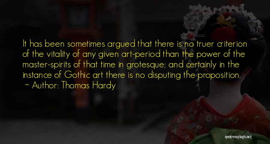 Master The Art Quotes By Thomas Hardy