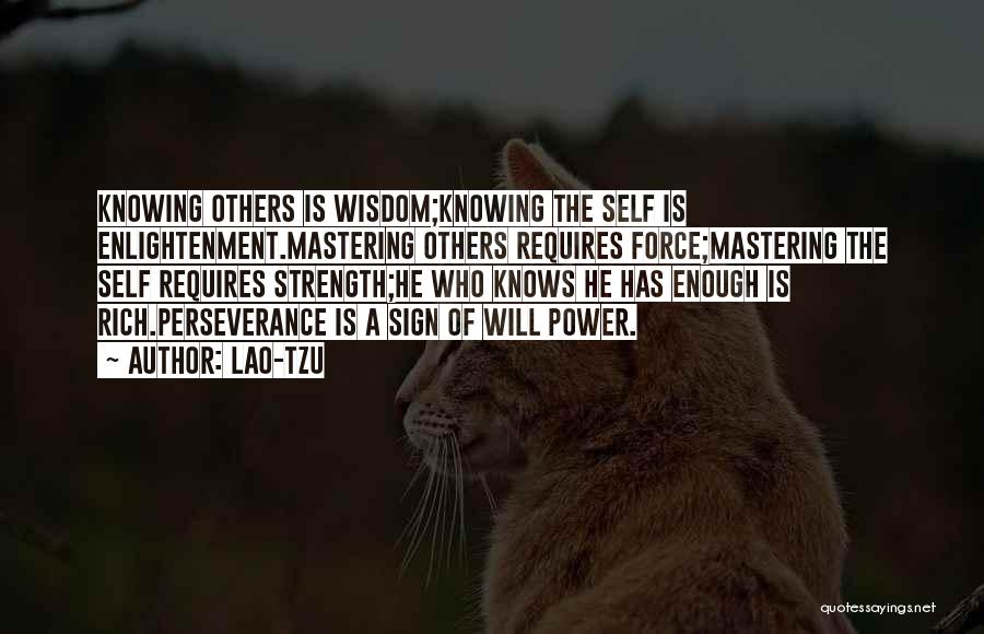 Mastering Self Quotes By Lao-Tzu