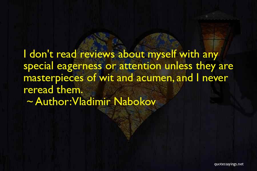 Masterpieces Quotes By Vladimir Nabokov
