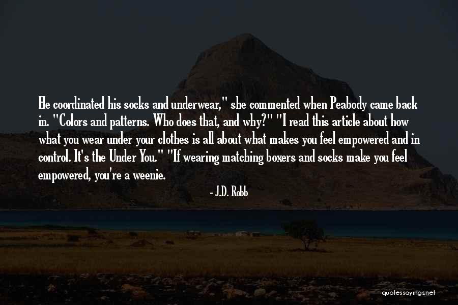 Matelot Top Quotes By J.D. Robb Matelot Top Quotes By J.D. Robb