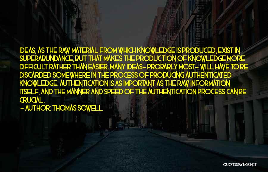 Material Things Not Important Quotes By Thomas Sowell