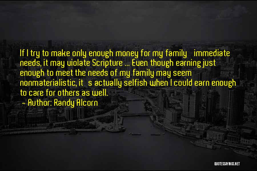 Materialism And Family Quotes By Randy Alcorn