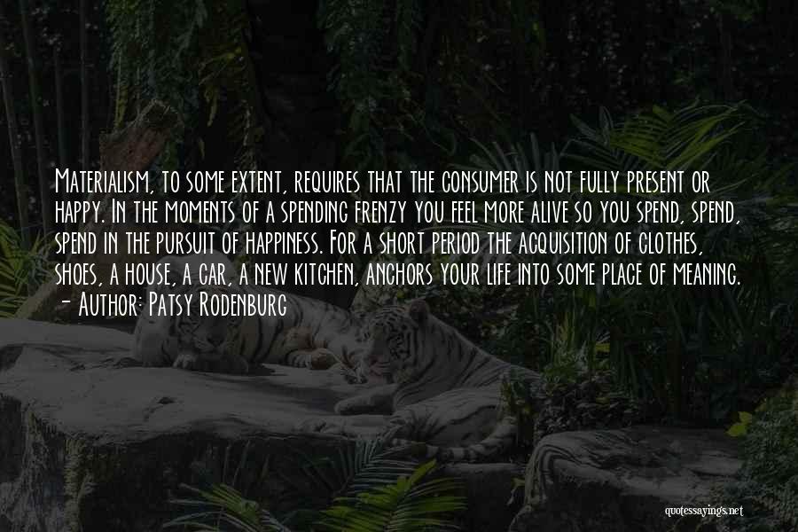 Materialism And Happiness Quotes By Patsy Rodenburg