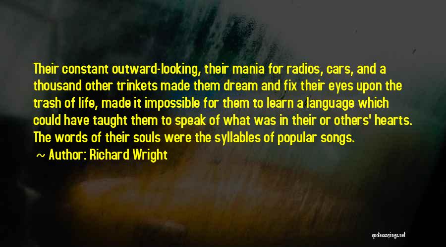 Materialism And The American Dream Quotes By Richard Wright