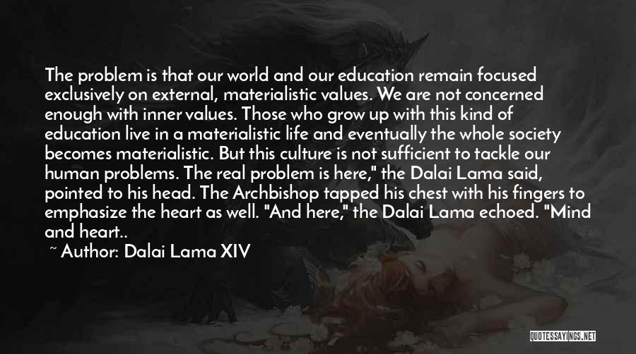 Materialistic Life Quotes By Dalai Lama XIV