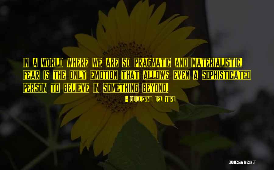 Materialistic Person Quotes By Guillermo Del Toro Materialistic Person Quotes By Guillermo Del Toro
