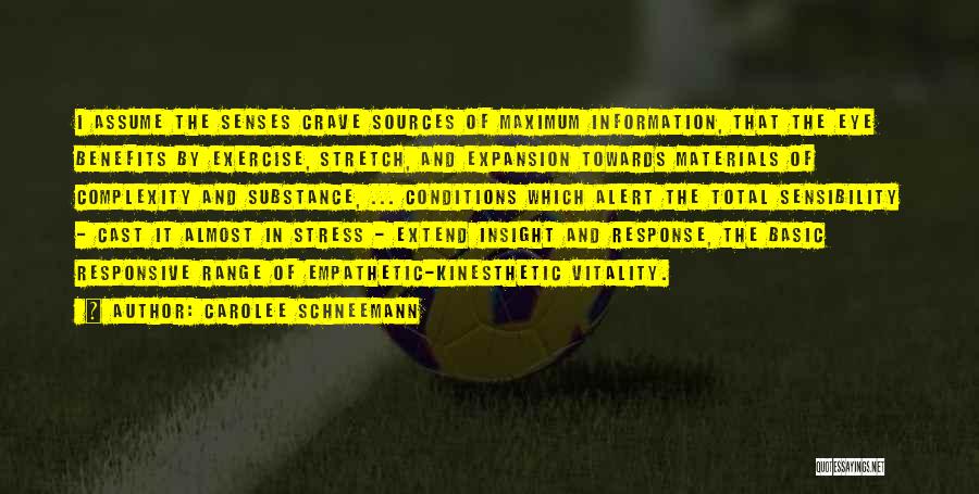 Materials Quotes By Carolee Schneemann Materials Quotes By Carolee Schneemann
